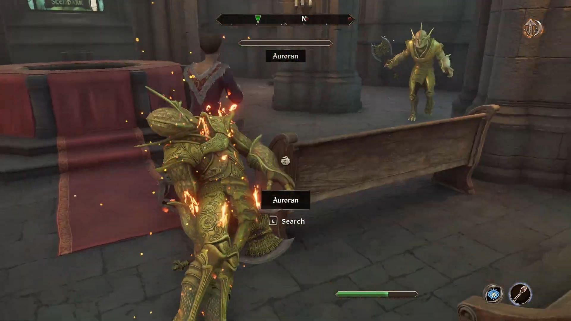 Take out the Aurorans (Image via Bethesda Softworks // YouTube/@WoW Quests)
